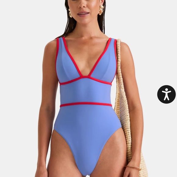 Tala Other - TALA Women's Blue and Red One Piece Swimsuit